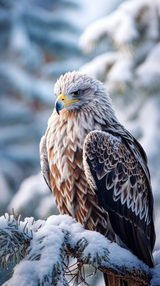 Eagle wildlife animal winter.