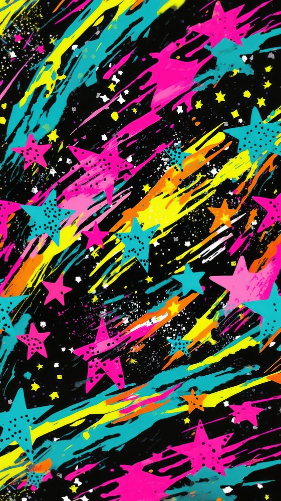 Shooting stars backgrounds abstract graphics. AI generated Image by rawpixel.
