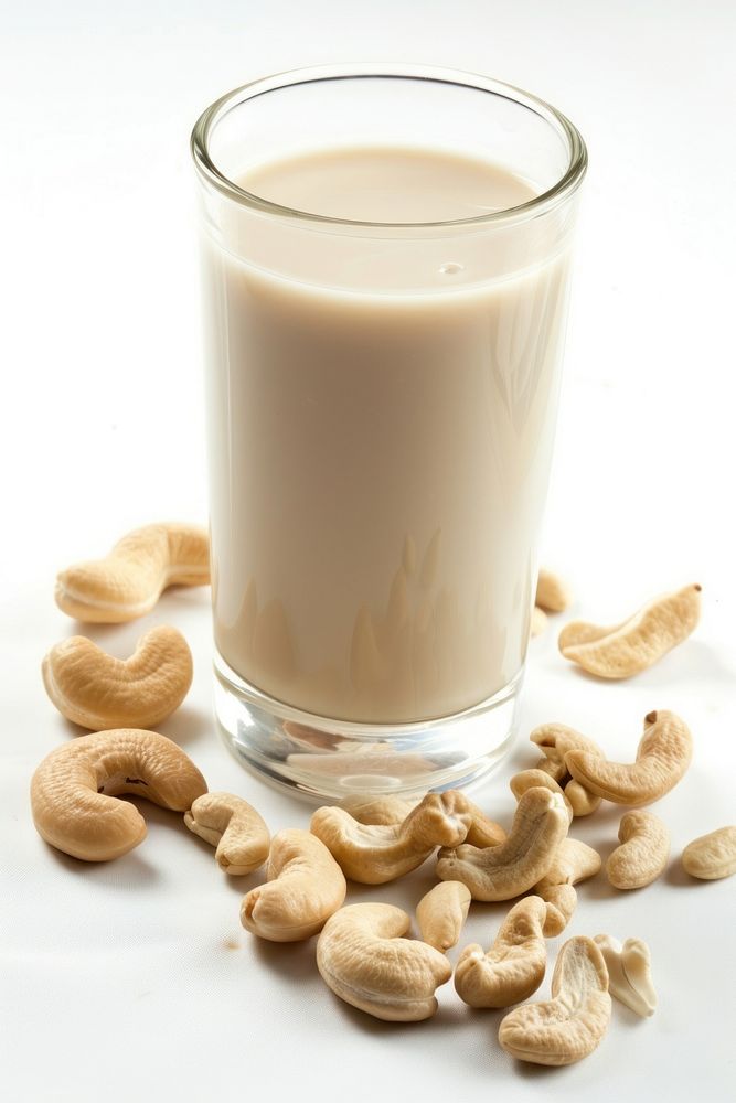 Photo of cashew milk drink food nut.
