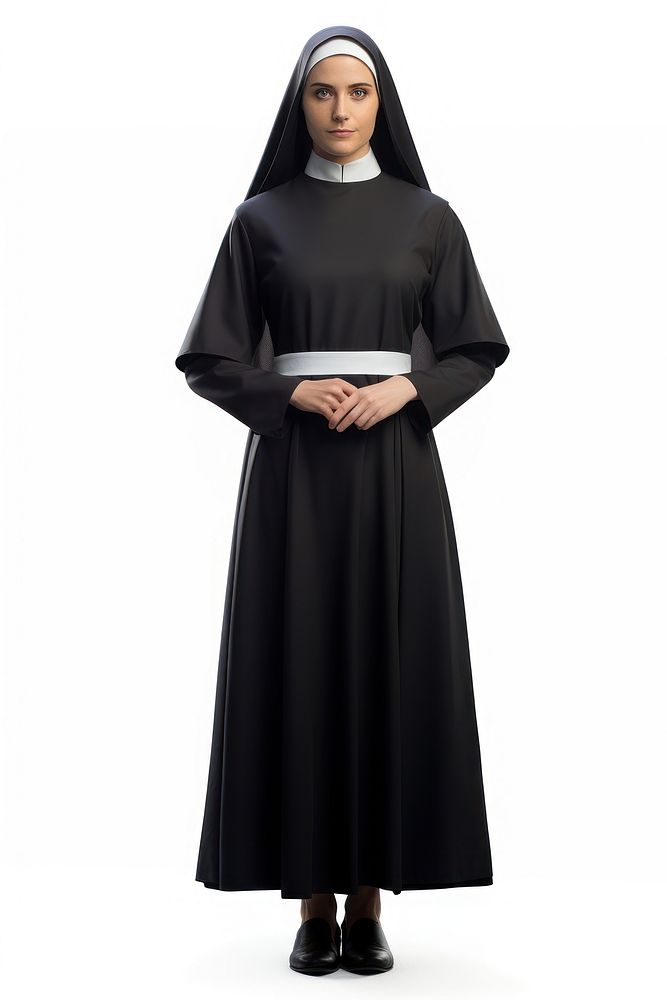 Nun standing fashion sleeve.