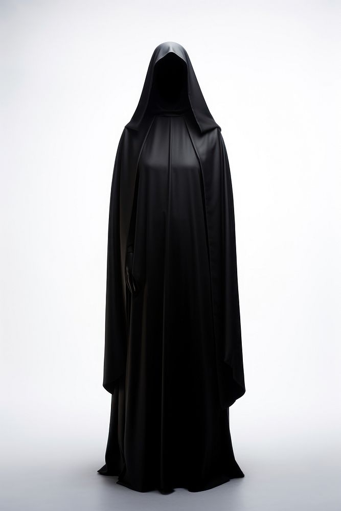 Scary nun black dress adult architecture outerwear.