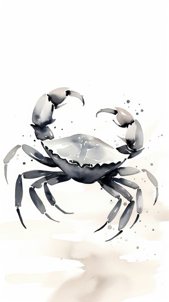 Crab on branch crab seafood animal.