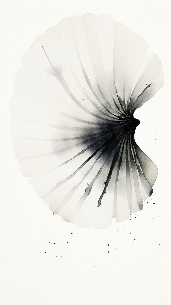 White monochrome fragility abstract.