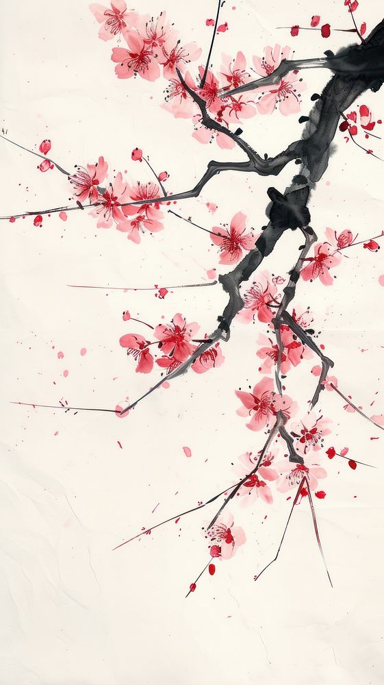 One sakura lobe blossom flower plant.