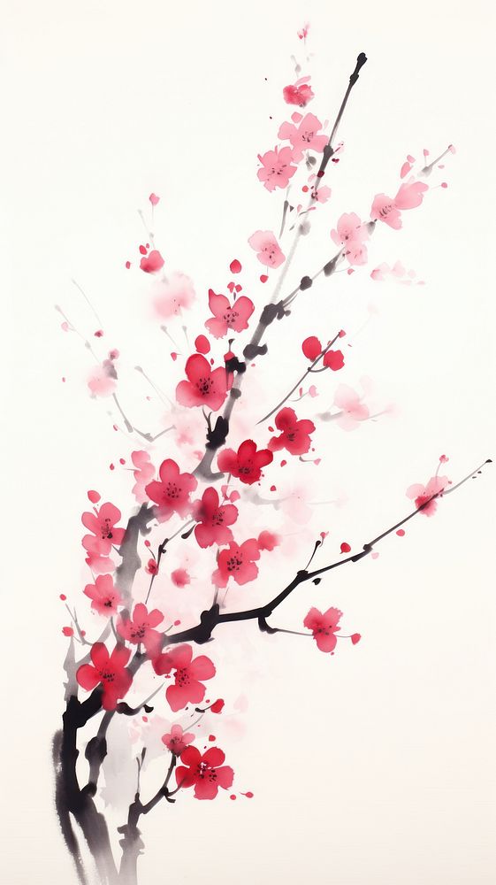 Sakura lobe blossom flower plant.