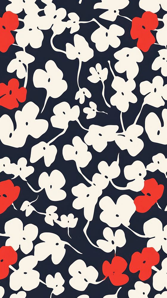 Stroke painting of blossom wallpaper pattern line backgrounds.
