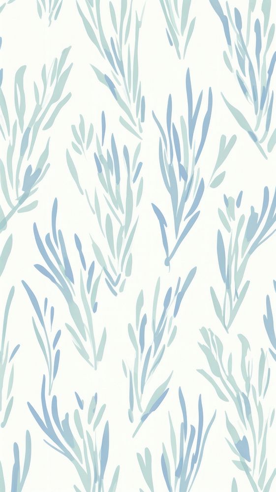 Stroke painting of rosemary wallpaper pattern outdoors nature.