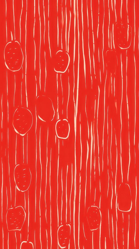 Stroke painting of tomato wallpaper pattern line backgrounds.