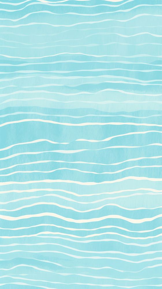 Stroke painting of beach wallpaper turquoise pattern line.