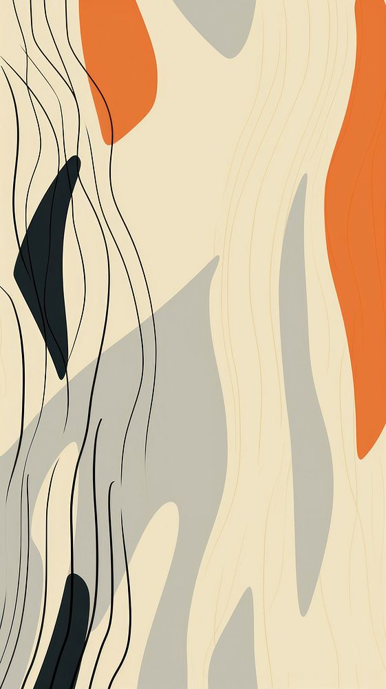 Stroke painting of woman wallpaper pattern line backgrounds.