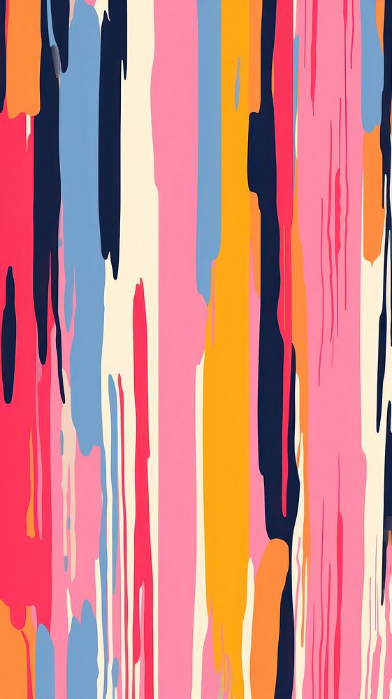 Stroke painting of abstract wallpaper pattern line art.