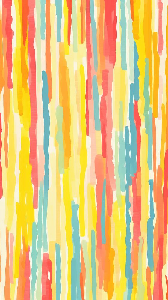 Stroke painting of rainbow wallpaper pattern line art.