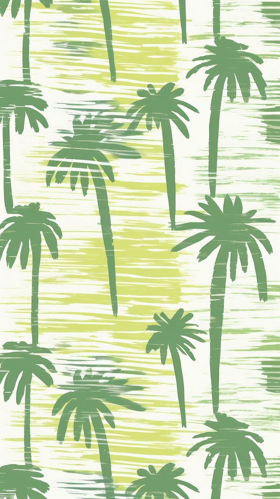 Stroke painting of coconut wallpaper outdoors pattern plant.
