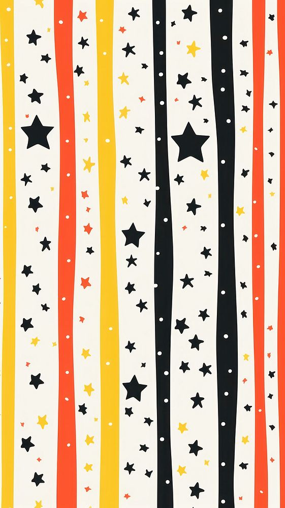 Stroke painting of star wallpaper pattern confetti line.