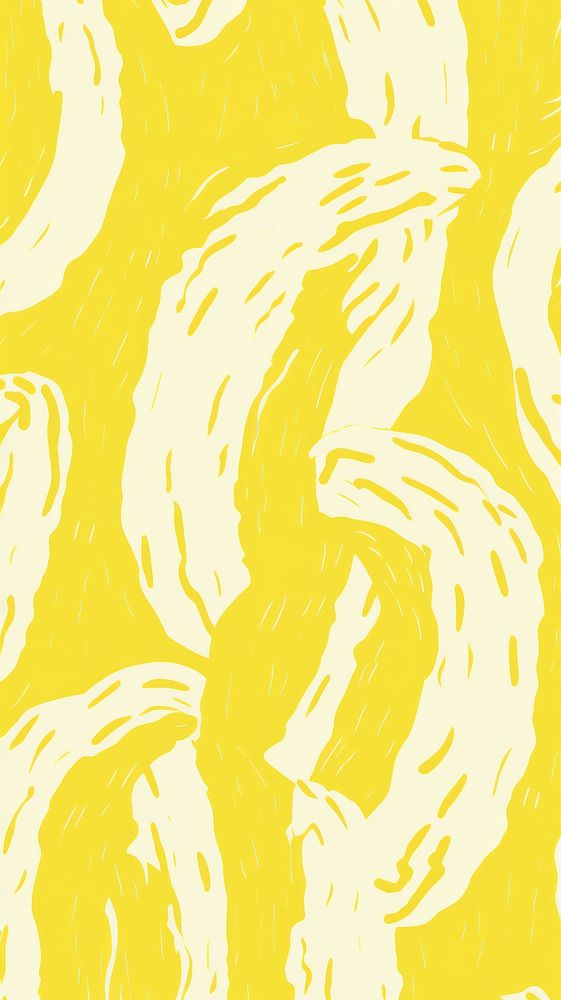 Stroke painting of banana wallpaper pattern line backgrounds.