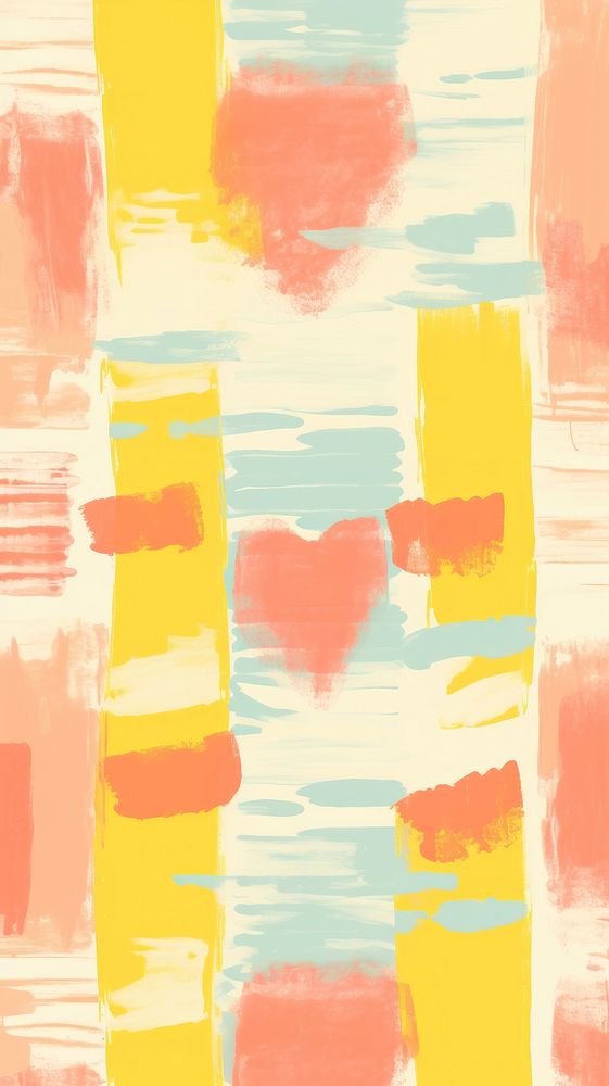 Stroke painting of love wallpaper pattern line art.