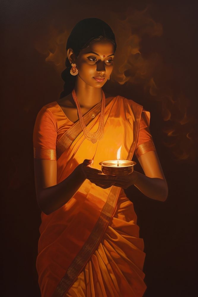 Diwali spirituality illuminated darkness.