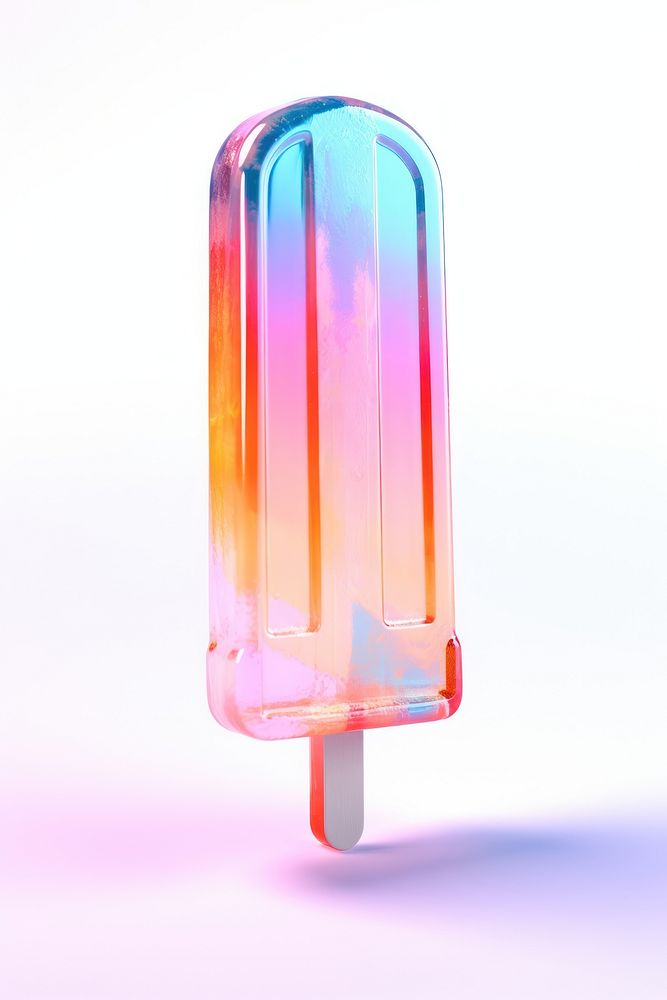 Popsicle white background appliance lollipop.