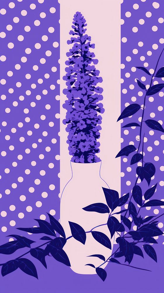 Wallpaper lavender pattern flower purple.