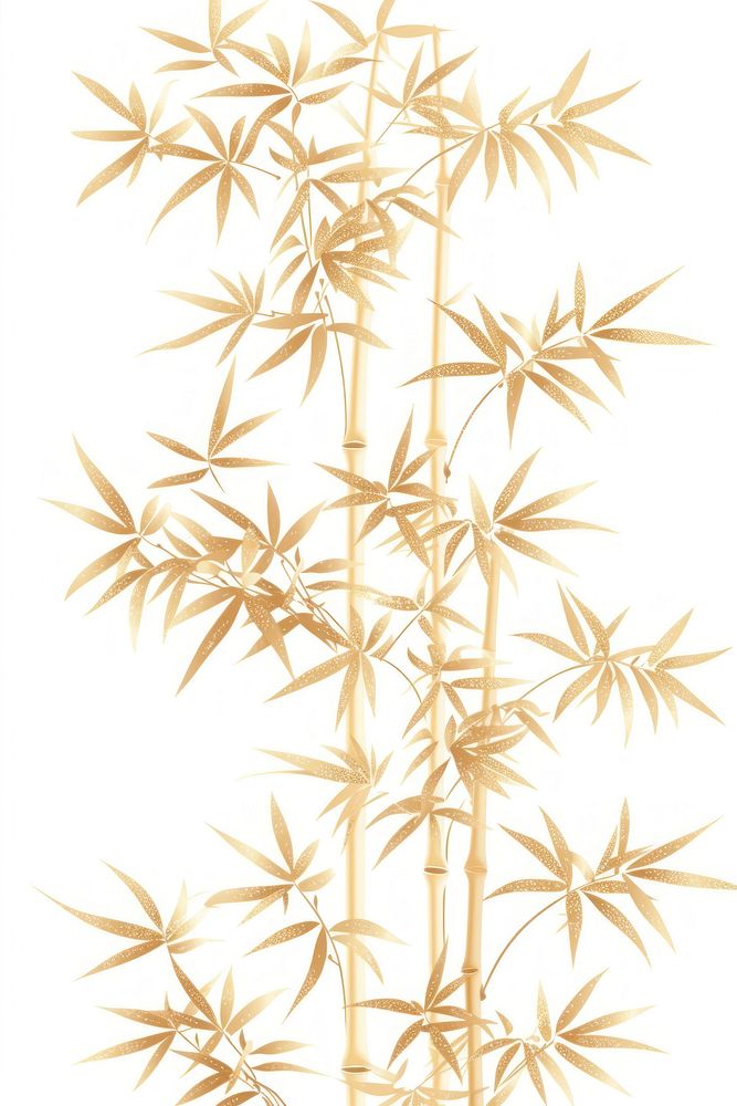 A bamboo bush backgrounds plant line.