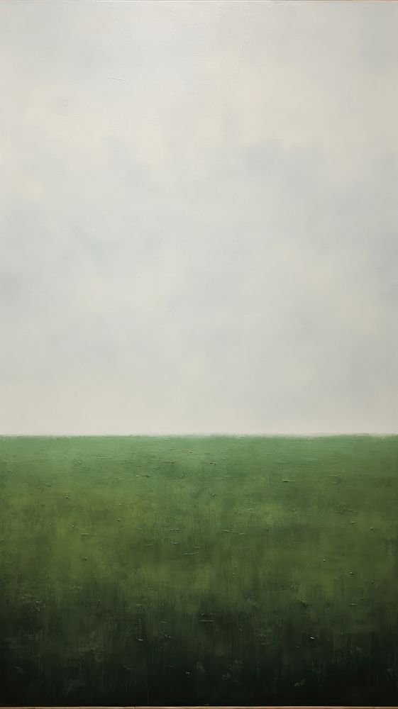 Painting horizon nature grass.