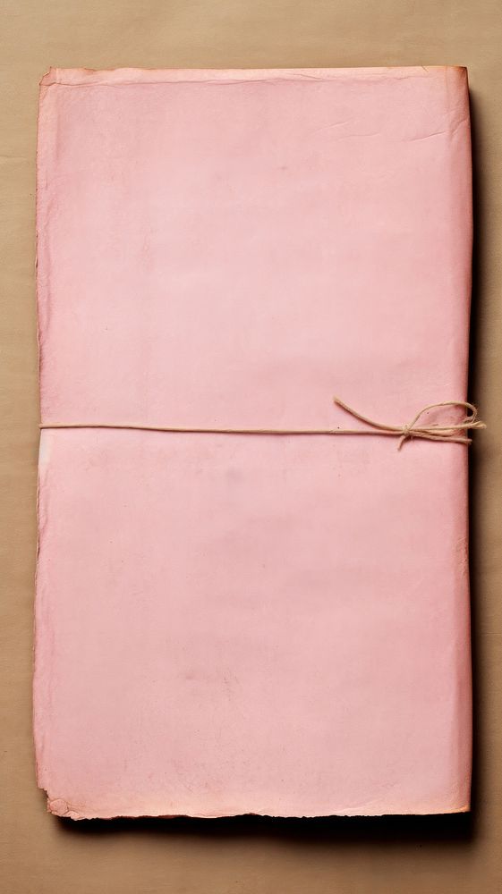 Pink paper texture diary old publication.