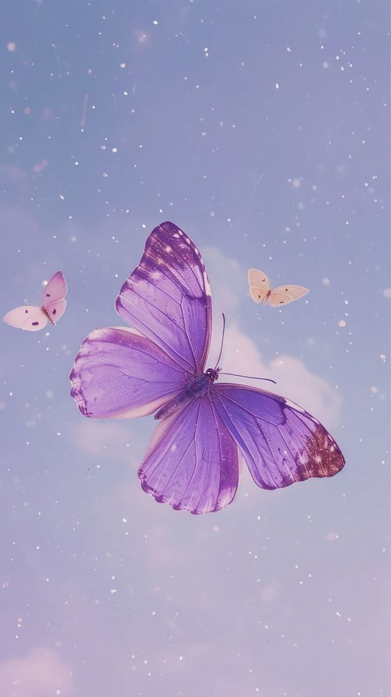 Cute wallpaper butterfly purple outdoors.