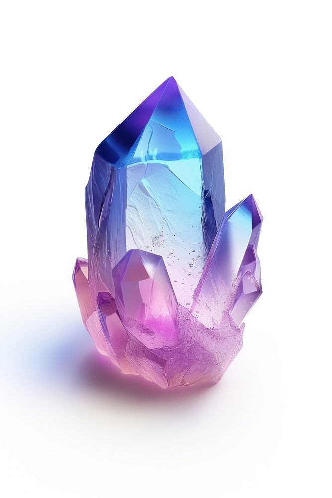 Crystal gemstone amethyst mineral.