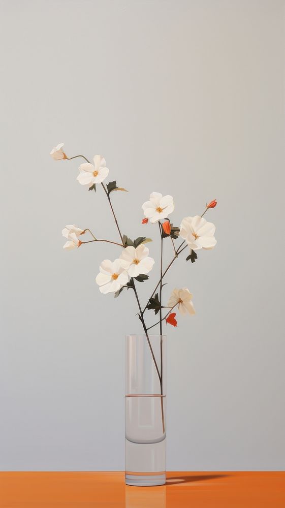 Flower plant vase centrepiece.