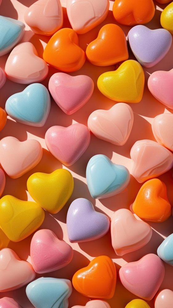 Candy confectionery backgrounds heart.