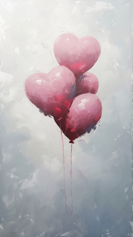 Minimal space Heart shaped balloons heart heart shape creativity.