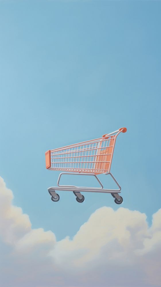 Shopping cart shopping cart consumerism.