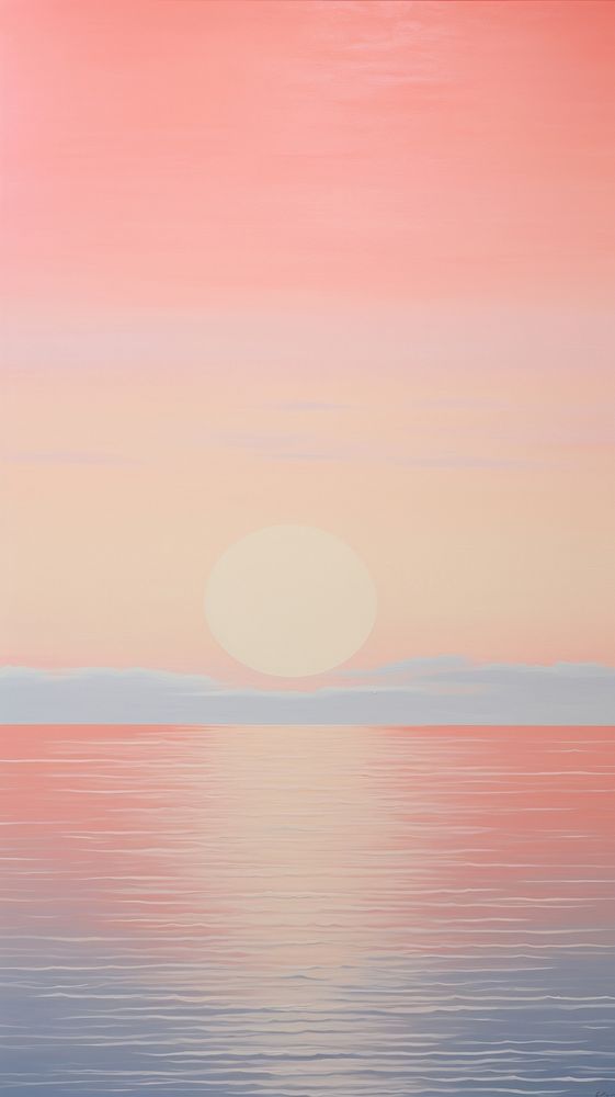 Minimal space sunrise backgrounds outdoors painting.