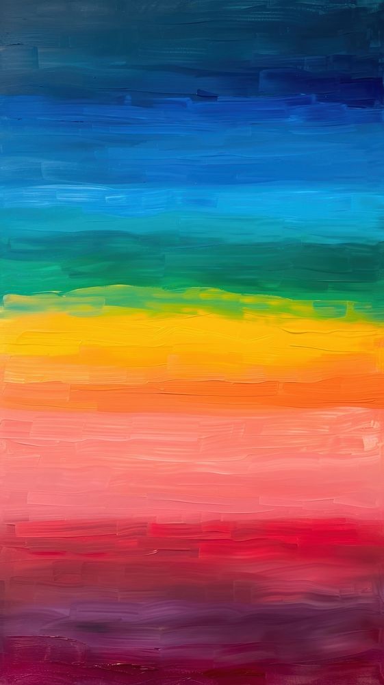 Minimal space Rainbow over stormy sky painting rainbow backgrounds.