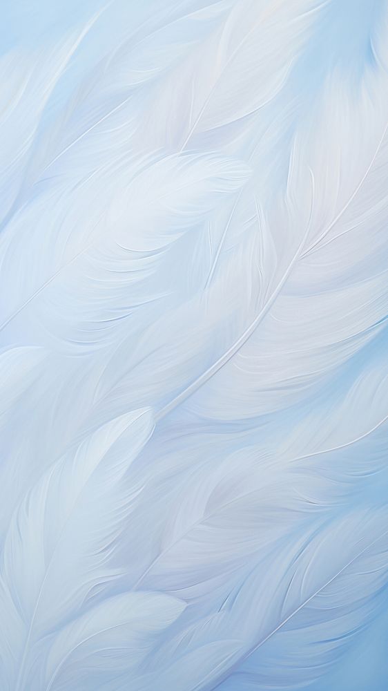 Minimal space white feathers pattern backgrounds nature lightweight.