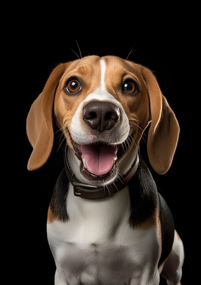 Selfie good girl beagle animal mammal hound.