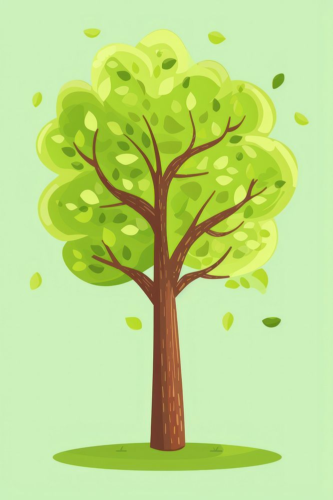 Cute tree clipart plant green outdoors.
