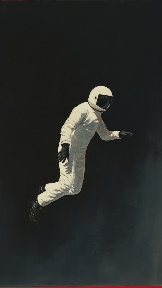 Astronaut painting sports adult.