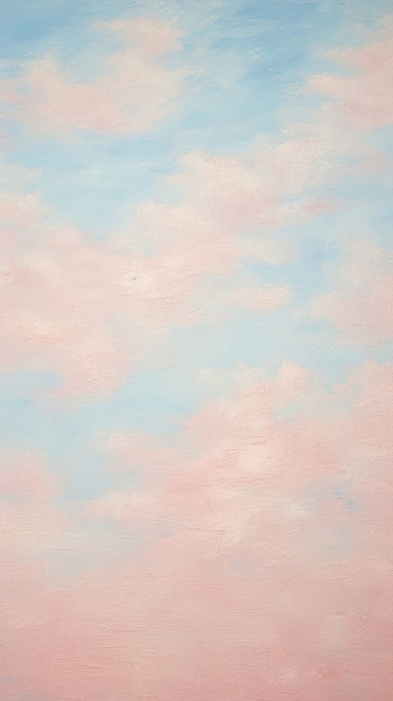 Minimal space pastel sky painting outdoors nature.