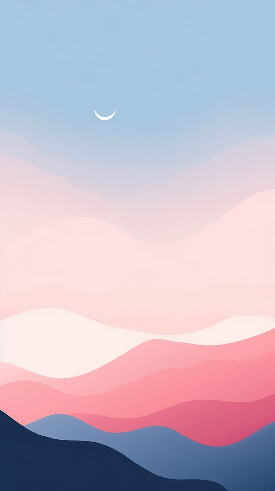  Cute outdoors nature moon. AI generated Image by rawpixel.
