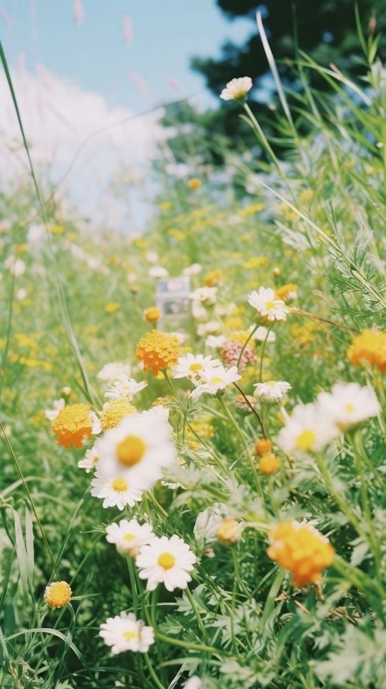  Landscape summer outdoors blossom. AI generated Image by rawpixel.