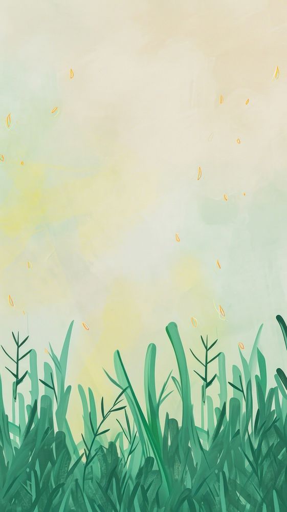 Grass illustration backgrounds plant tranquility.
