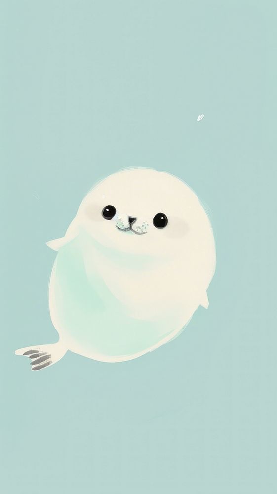 Cute seal illustration animal mammal pomeranian.