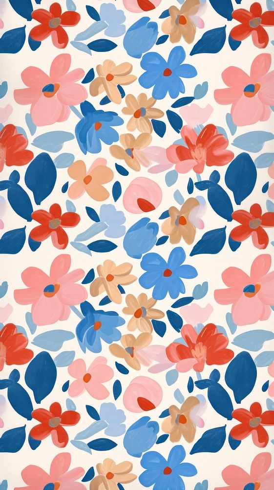 Flower pattern illustration wallpaper art backgrounds.