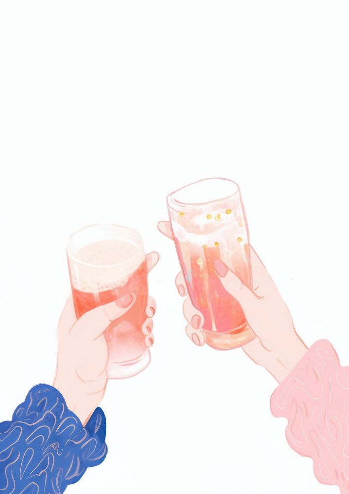 Beer glass drink hand. AI generated Image by rawpixel.
