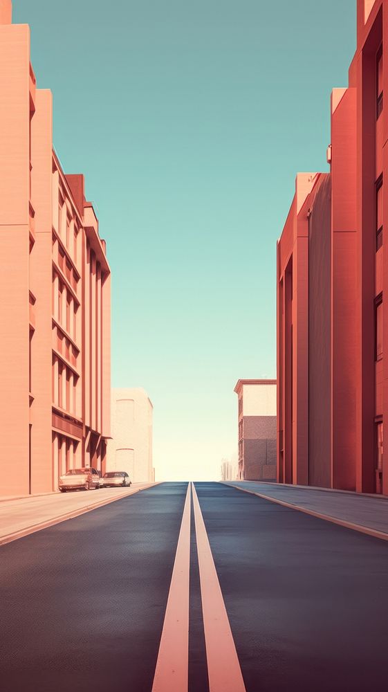  Close up city street architecture outdoors building. AI generated Image by rawpixel.