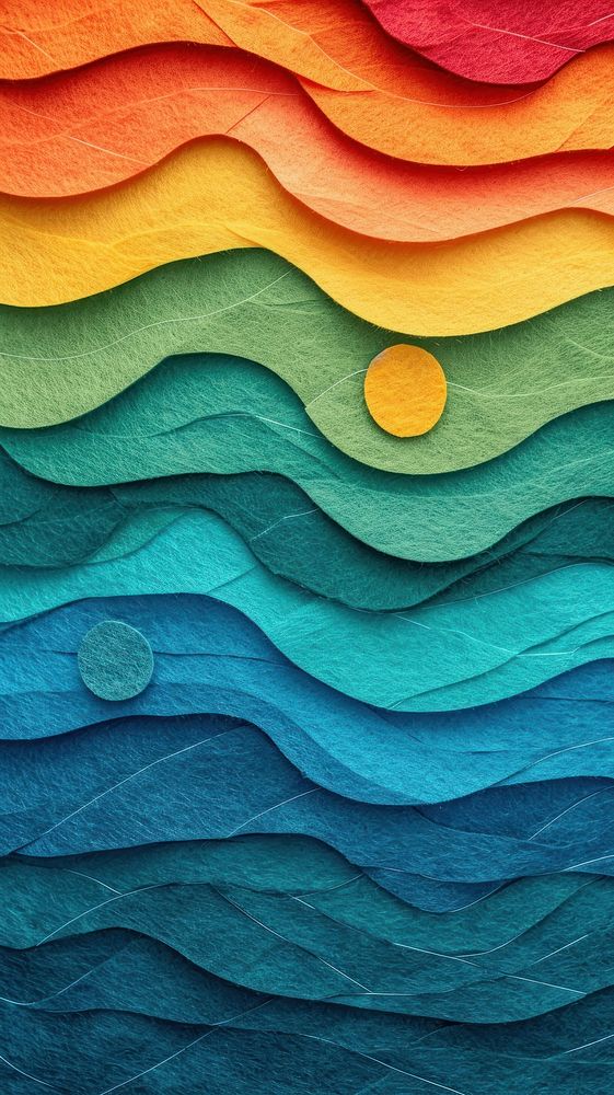 Wallpaper of felt wave art backgrounds pattern.
