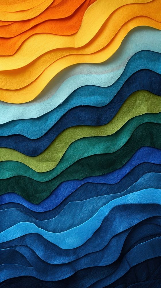 Wallpaper of felt wave backgrounds textile art.