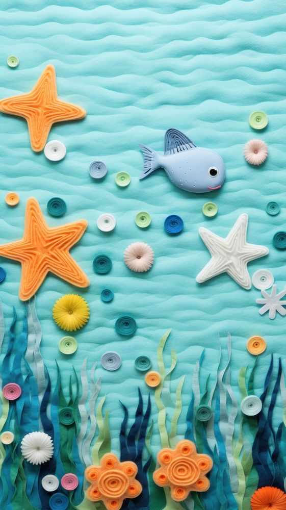 Wallpaper of felt ocean backgrounds starfish animal.