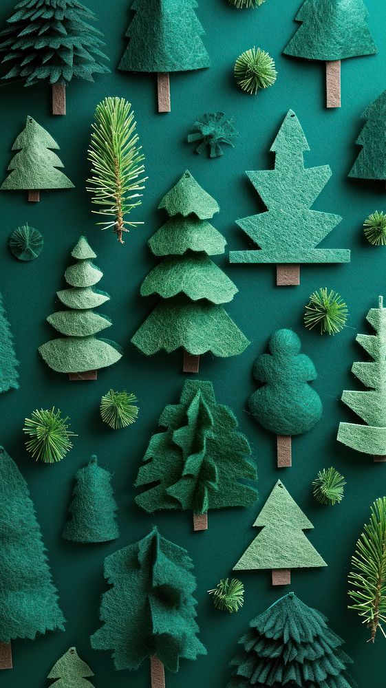 Wallpaper of felt pine backgrounds christmas plant.